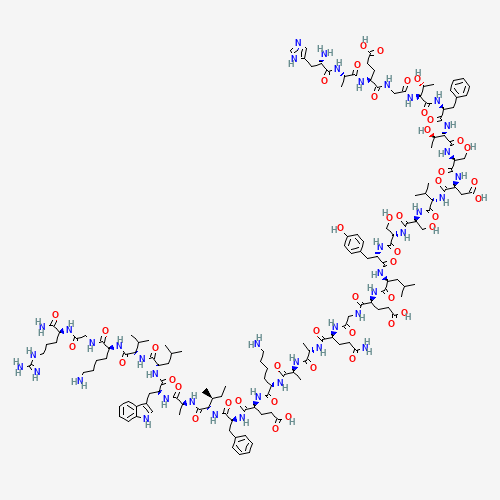 Estructura molecular de la hormona GLP 1
